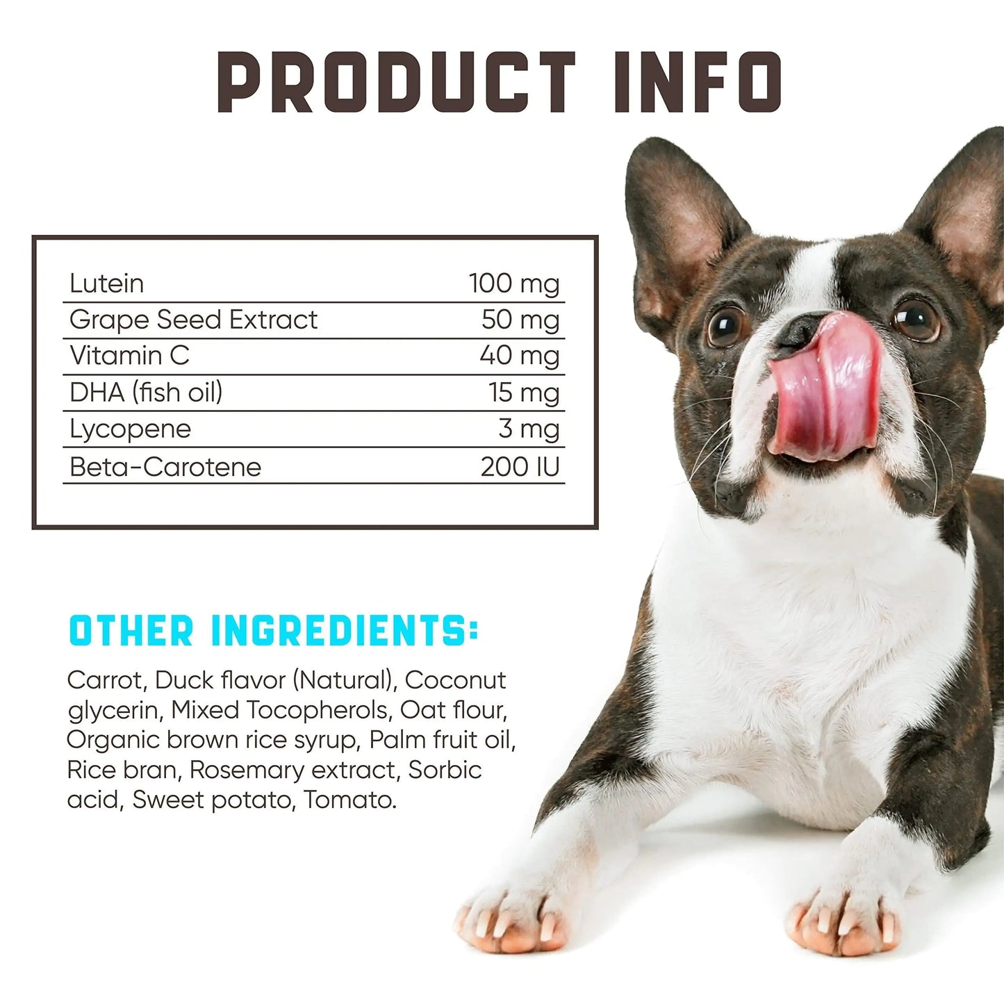 Duck-Flavored Dog Eye Health Chews