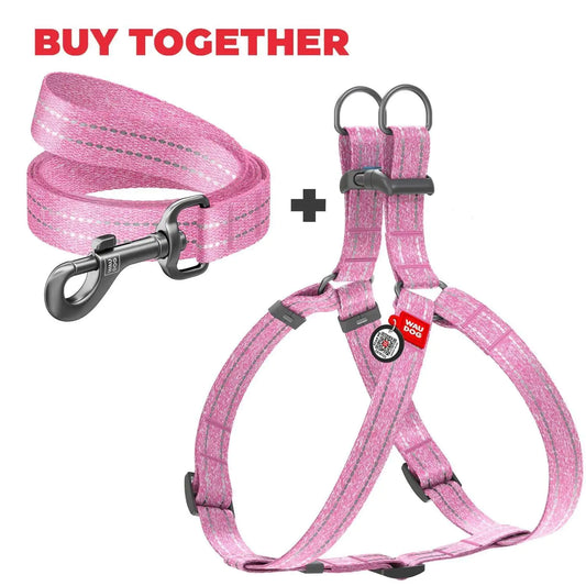 Pink Cotton Dog Harness