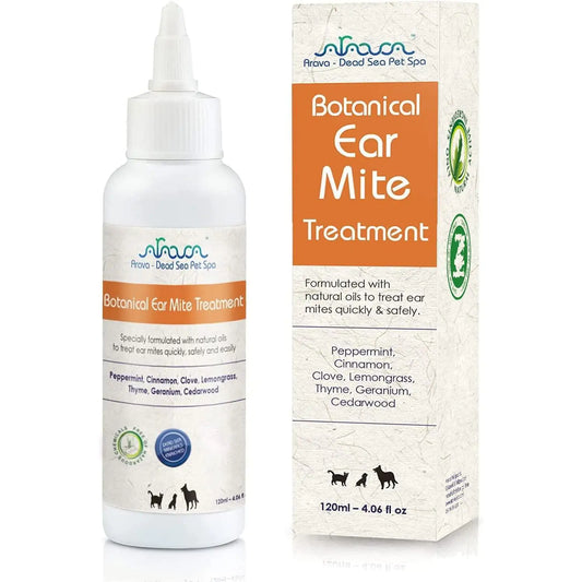 Natural Ear Mite Treatment for Dogs & Cats