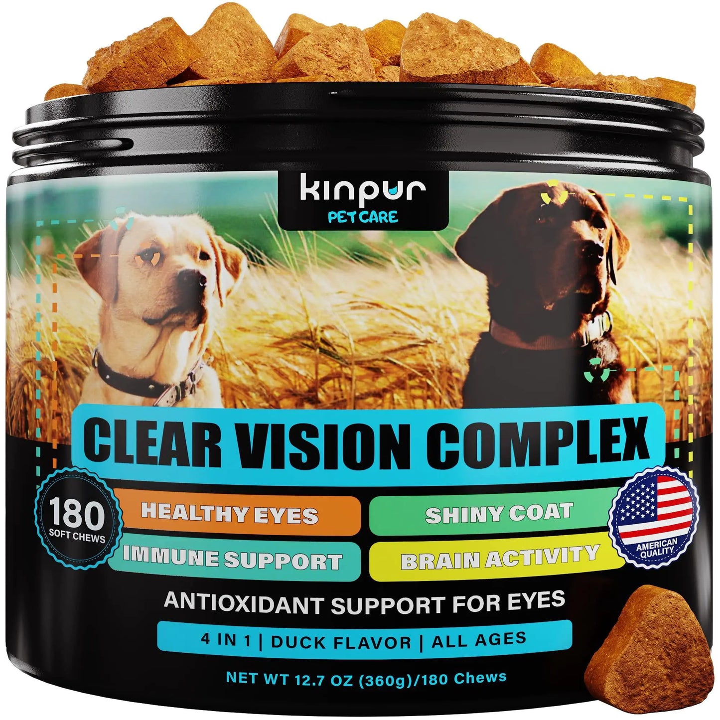 Duck-Flavored Dog Eye Health Chews