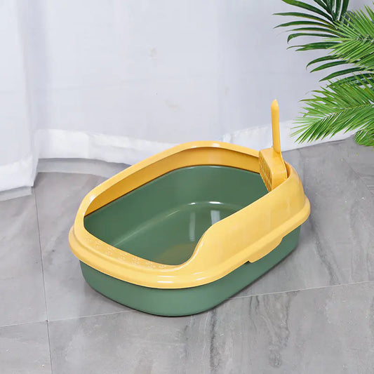 SplashGuard Cat Litter Box with Shovel