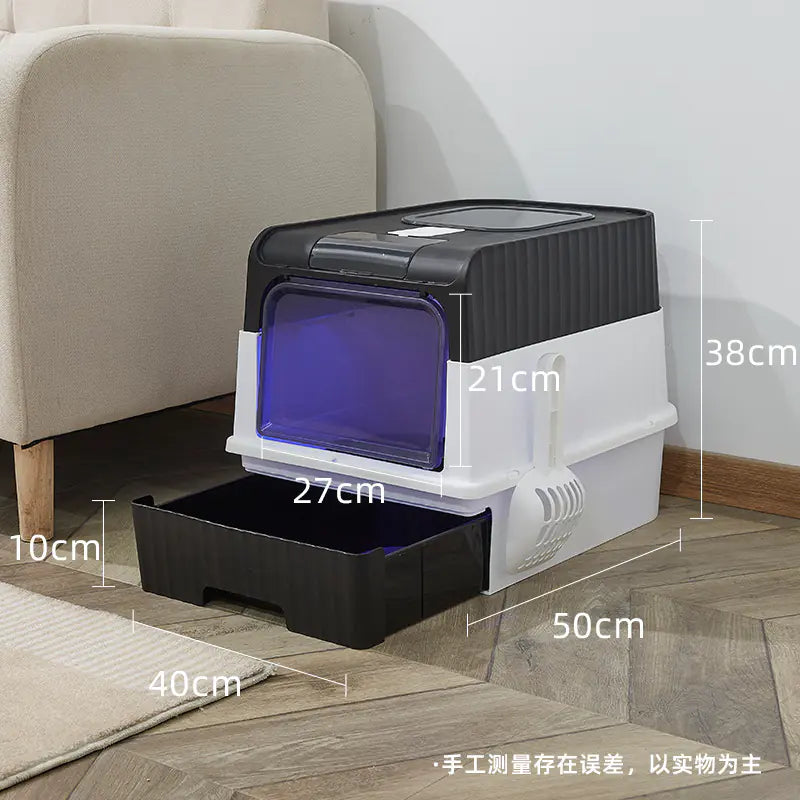 Oversized Anti-Splash Cat Litter Haven