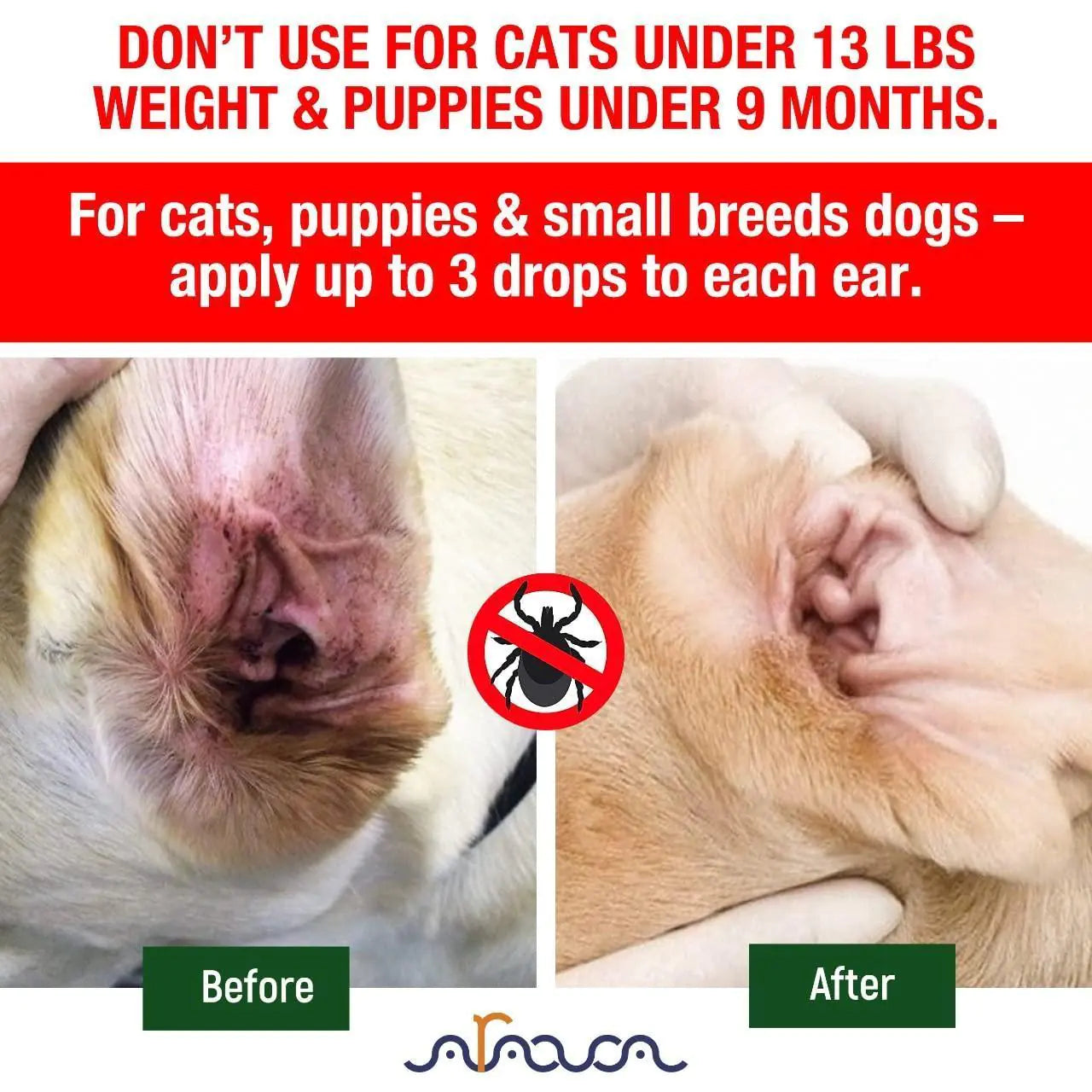 Natural Ear Mite Treatment for Dogs & Cats