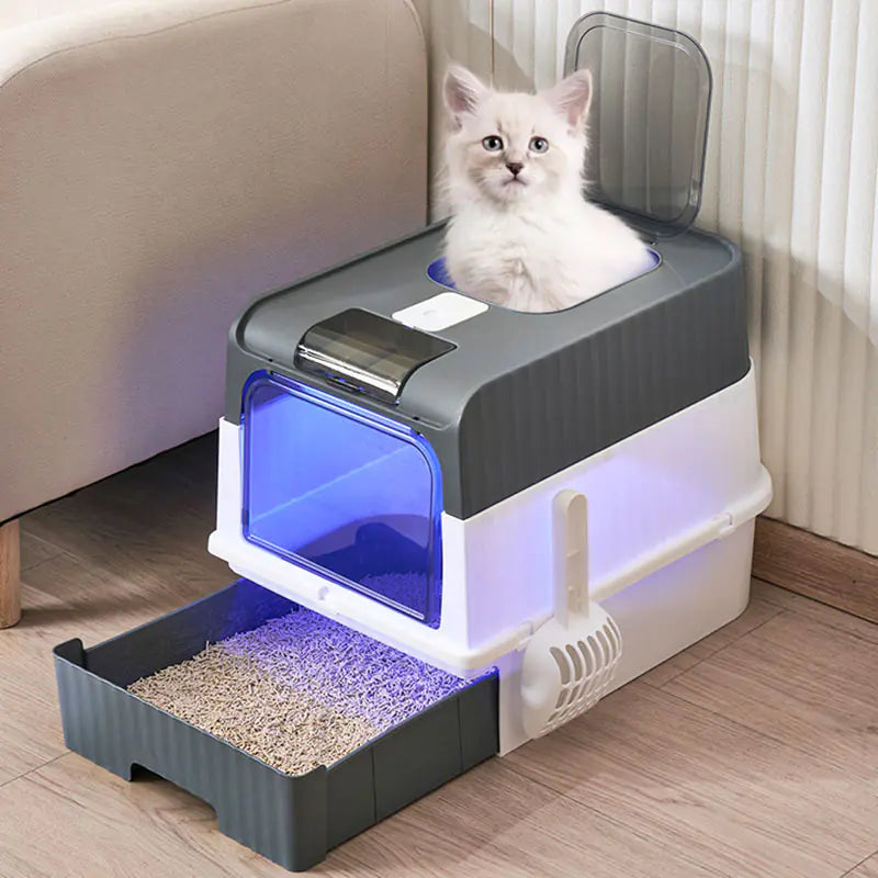 Oversized Anti-Splash Cat Litter Haven