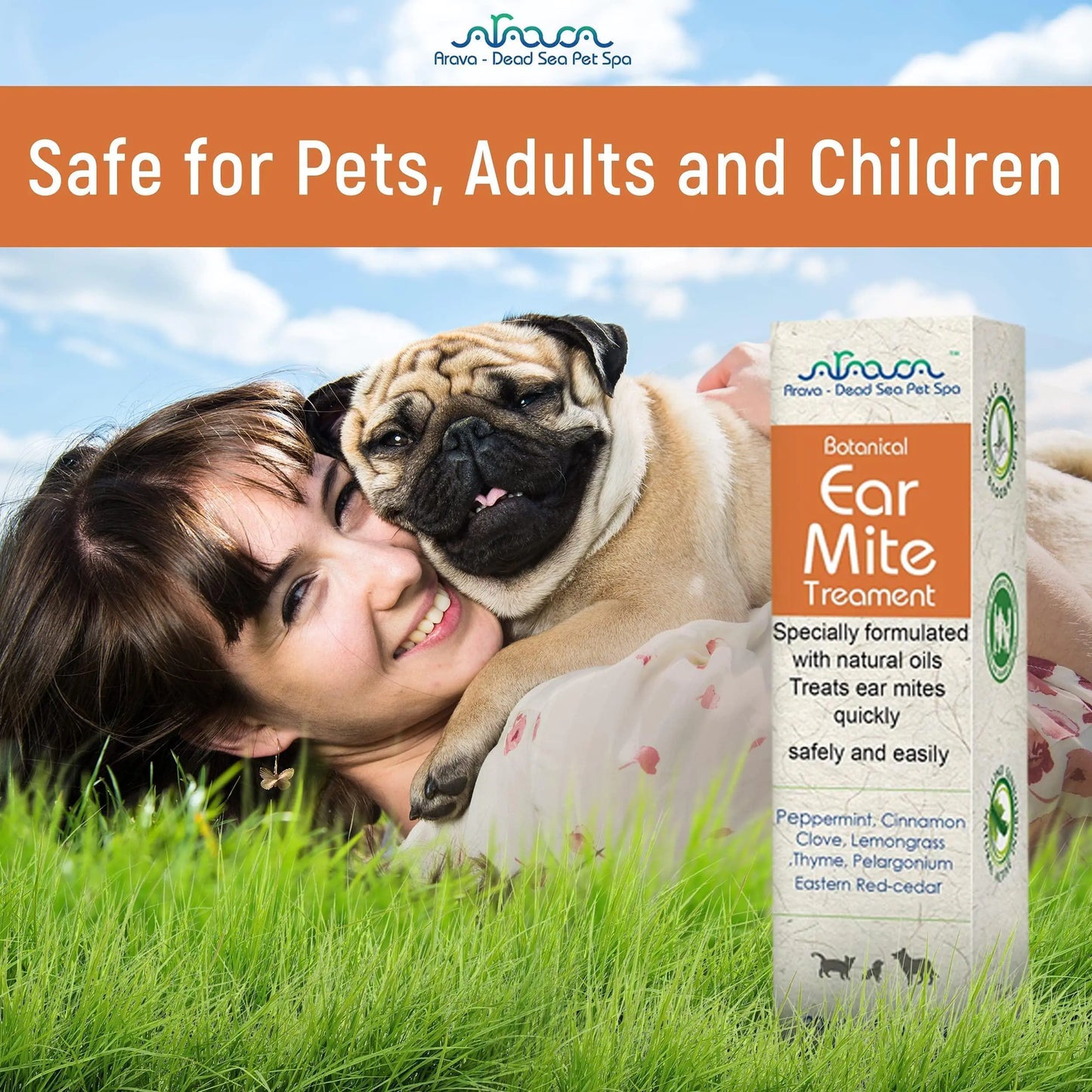 Natural Ear Mite Treatment for Dogs & Cats