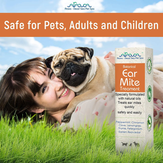 Natural Ear Mite Treatment for Dogs & Cats