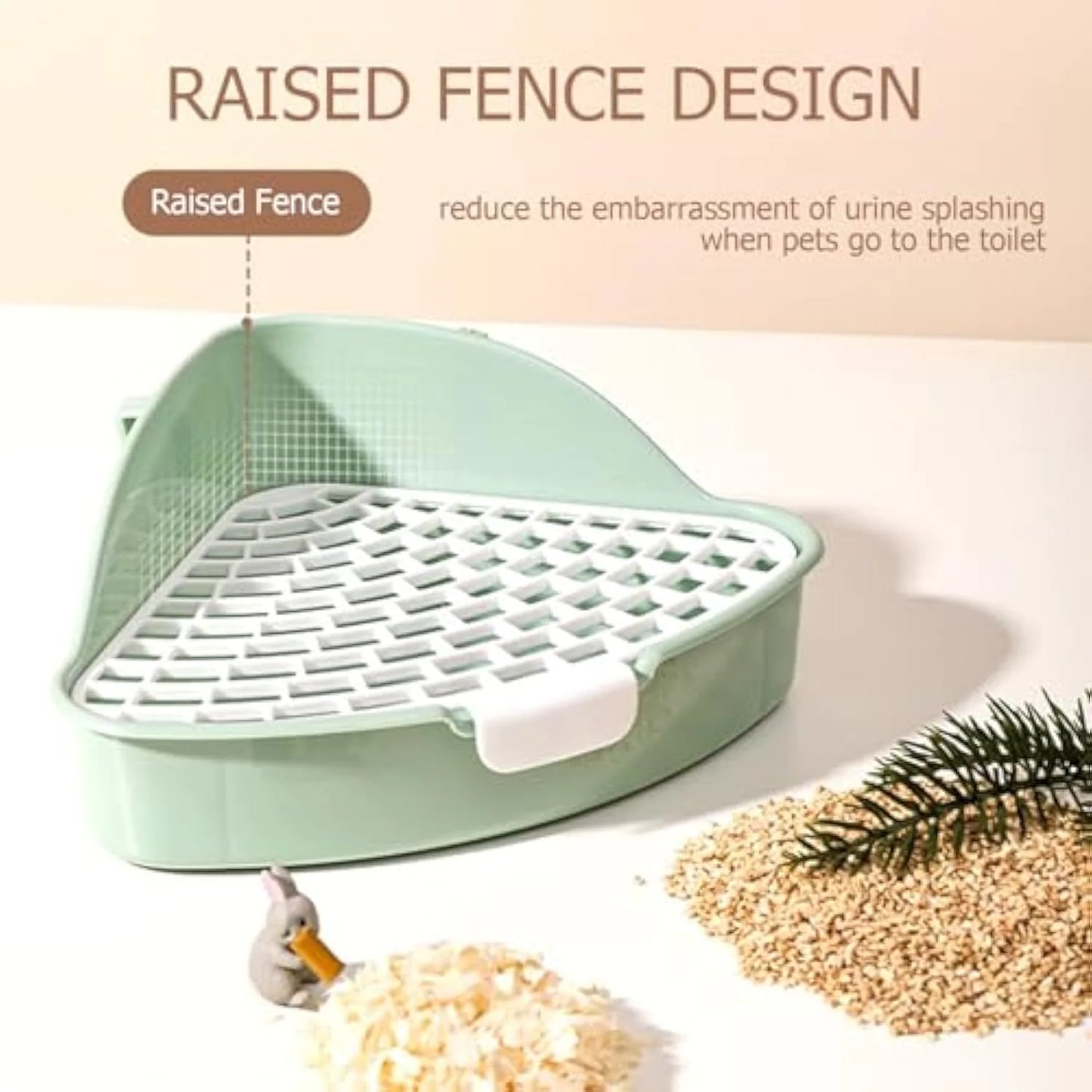 Rabbit Corner Litter Box
