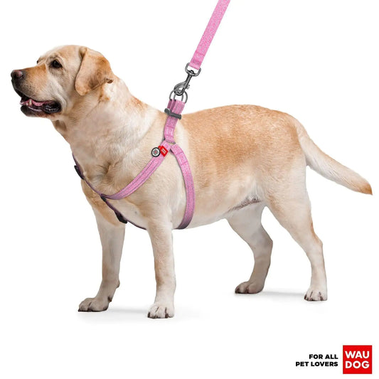 Pink Cotton Dog Harness