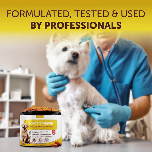 ScootEase Fiber Chews for Dog Digestion