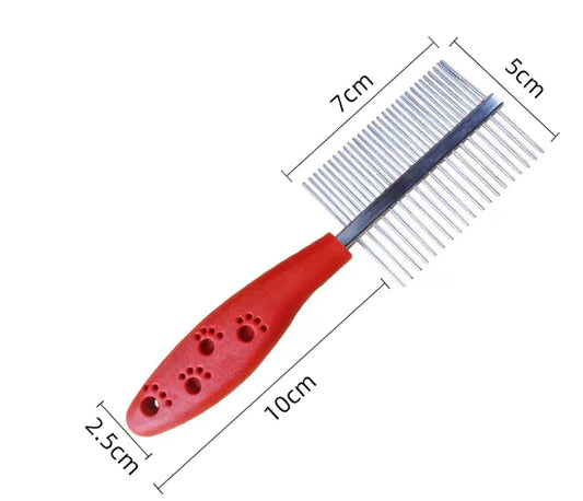 Twin-Side Steel Pet Grooming Brush