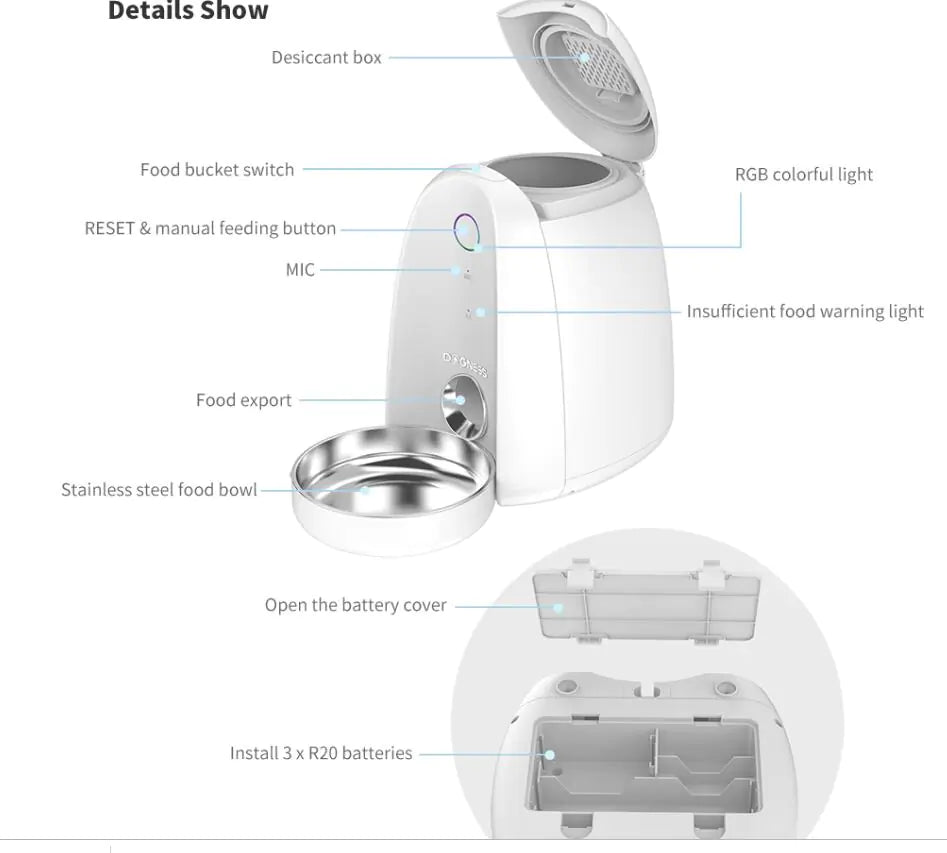 AutoServe Pet Meal Station