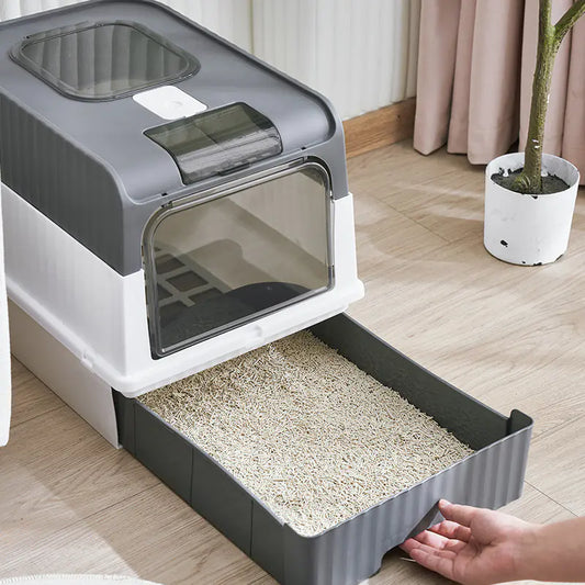 Oversized Anti-Splash Cat Litter Haven