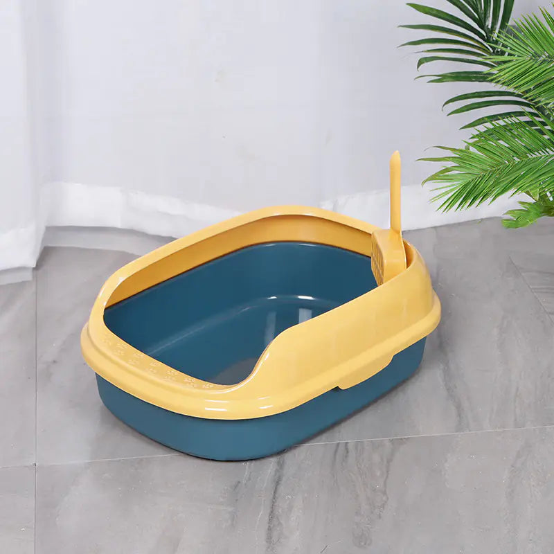 SplashGuard Cat Litter Box with Shovel
