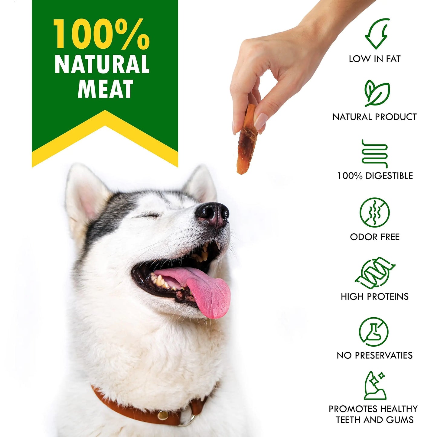 Chicken-Wrapped Sweet Potato Dog Chews