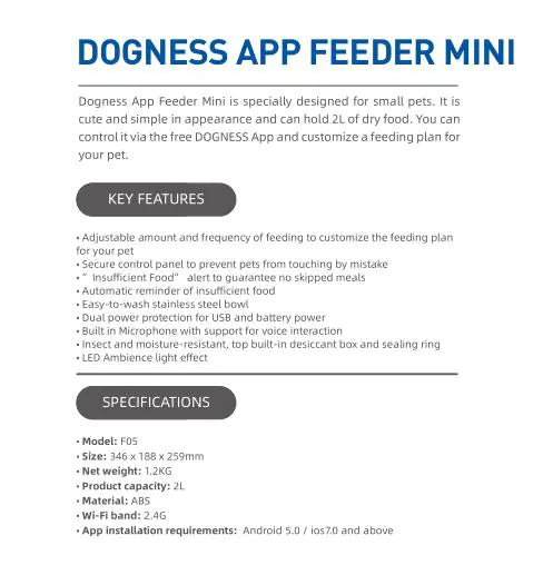 AutoServe Pet Meal Station