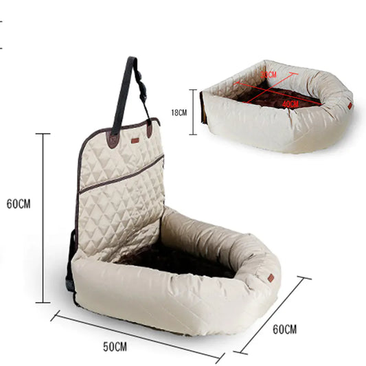 Luxury Pet Car Cushion Bed