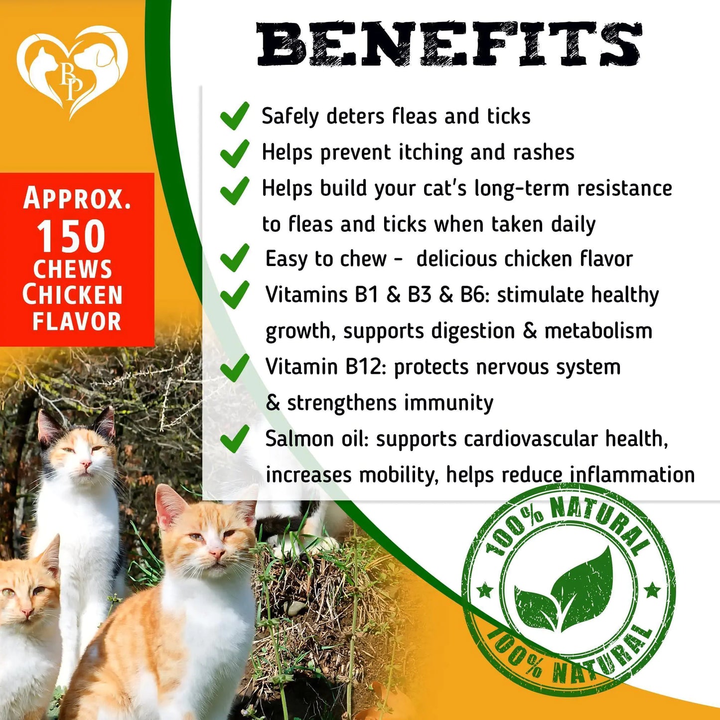 Insects Prevention Chewable Pills for Cats