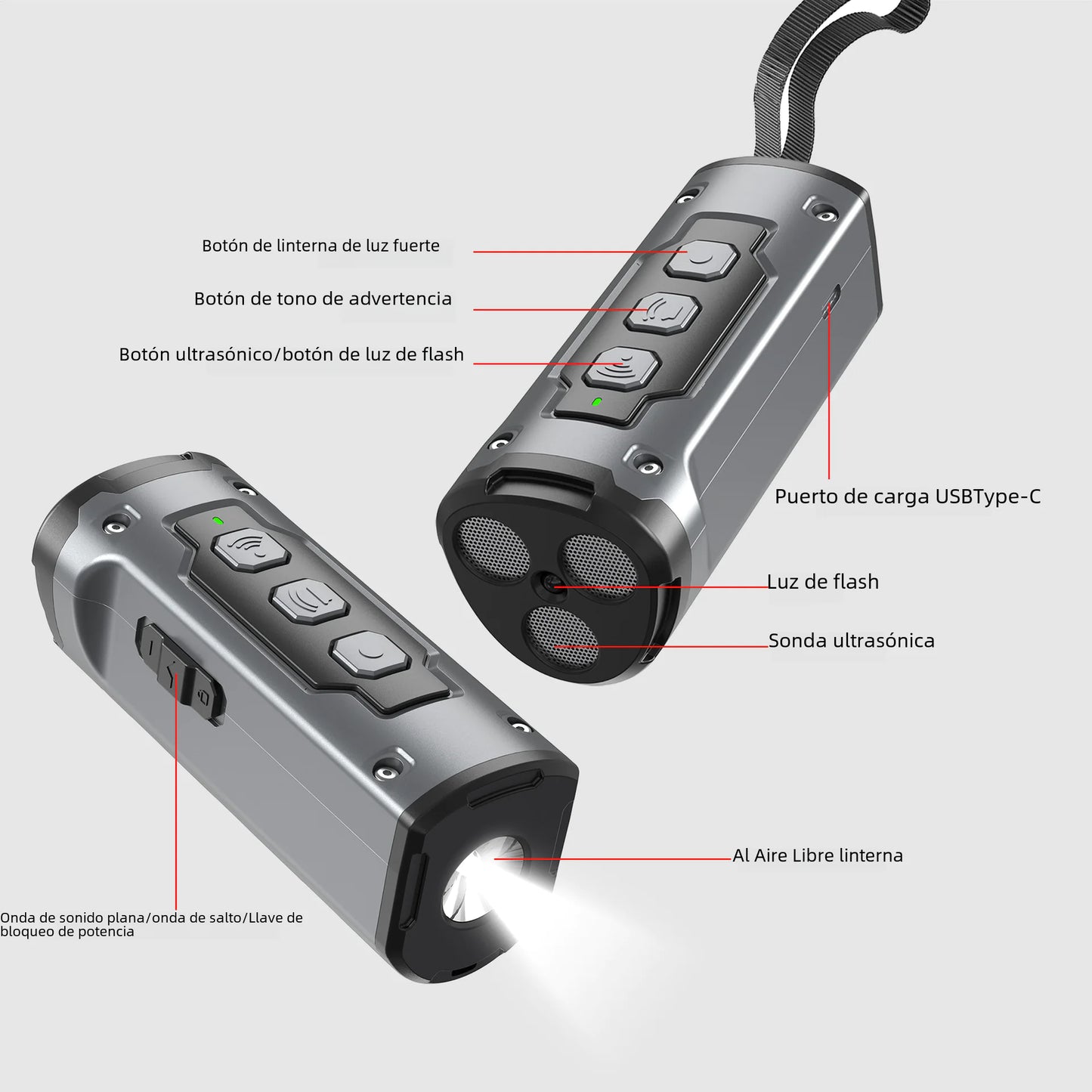 Dog Silencer with Flashlight