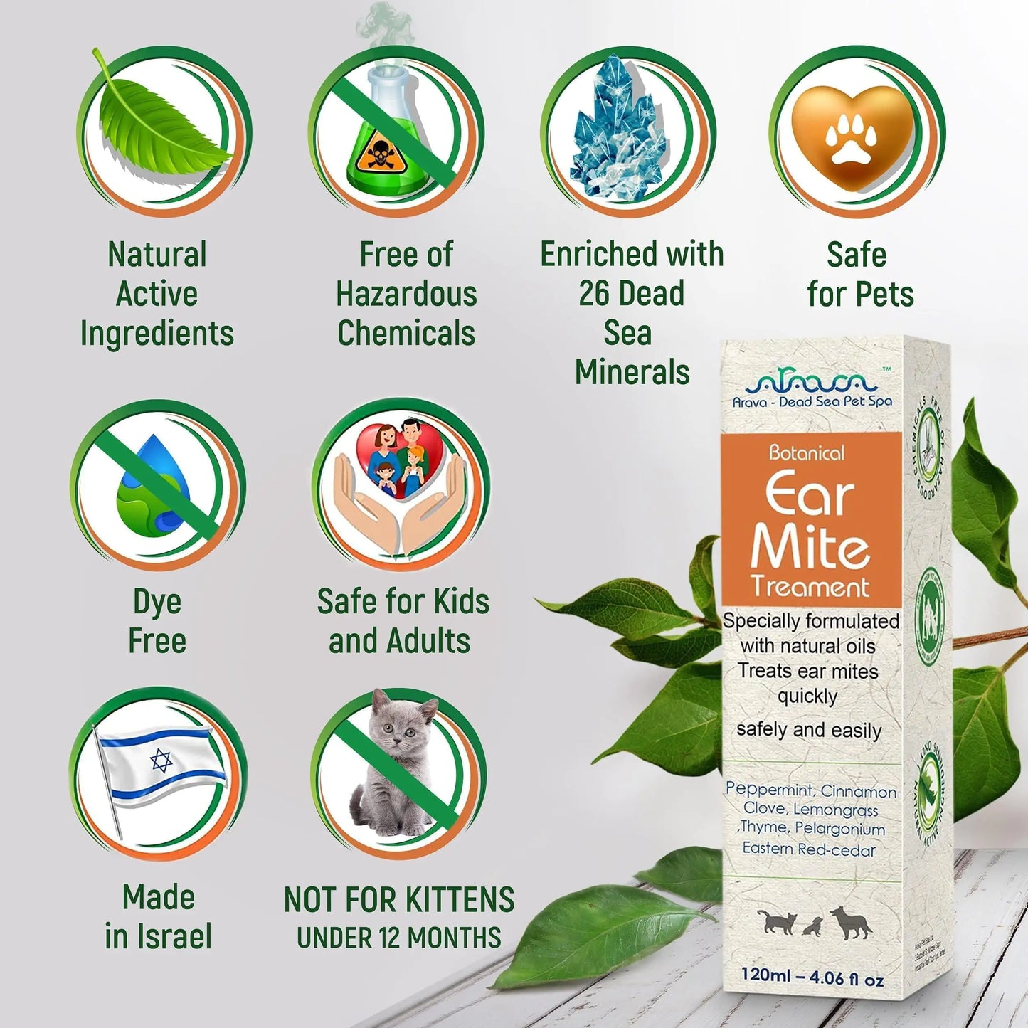 Natural Ear Mite Treatment for Dogs & Cats